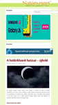 Mobile Screenshot of natursziget.com